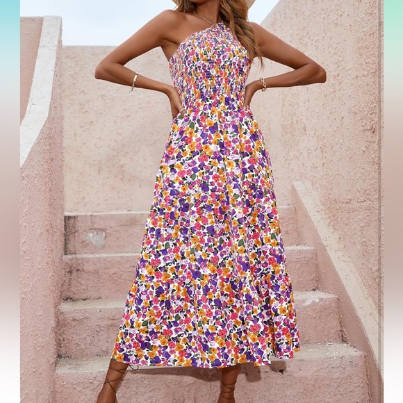 Amazon Dresses & Skirts - Floral One Shoulder Sundress